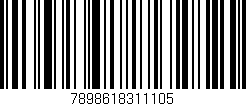 Código de barras (EAN, GTIN, SKU, ISBN): '7898618311105'