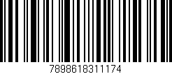 Código de barras (EAN, GTIN, SKU, ISBN): '7898618311174'