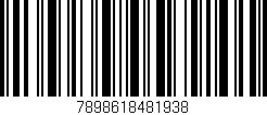 Código de barras (EAN, GTIN, SKU, ISBN): '7898618481938'