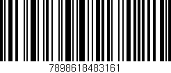 Código de barras (EAN, GTIN, SKU, ISBN): '7898618483161'