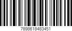 Código de barras (EAN, GTIN, SKU, ISBN): '7898618483451'