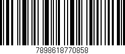 Código de barras (EAN, GTIN, SKU, ISBN): '7898618770858'