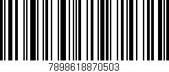Código de barras (EAN, GTIN, SKU, ISBN): '7898618870503'