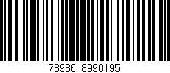 Código de barras (EAN, GTIN, SKU, ISBN): '7898618990195'