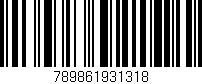 Código de barras (EAN, GTIN, SKU, ISBN): '789861931318'