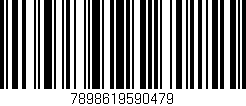 Código de barras (EAN, GTIN, SKU, ISBN): '7898619590479'