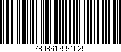 Código de barras (EAN, GTIN, SKU, ISBN): '7898619591025'