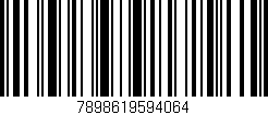 Código de barras (EAN, GTIN, SKU, ISBN): '7898619594064'