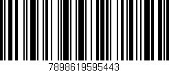 Código de barras (EAN, GTIN, SKU, ISBN): '7898619595443'