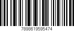Código de barras (EAN, GTIN, SKU, ISBN): '7898619595474'