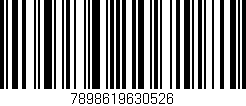 Código de barras (EAN, GTIN, SKU, ISBN): '7898619630526'