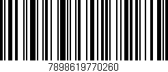 Código de barras (EAN, GTIN, SKU, ISBN): '7898619770260'