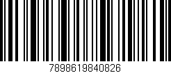 Código de barras (EAN, GTIN, SKU, ISBN): '7898619840826'