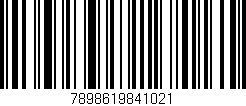 Código de barras (EAN, GTIN, SKU, ISBN): '7898619841021'