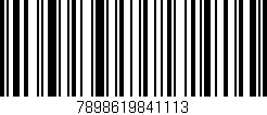 Código de barras (EAN, GTIN, SKU, ISBN): '7898619841113'