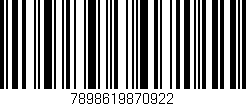 Código de barras (EAN, GTIN, SKU, ISBN): '7898619870922'