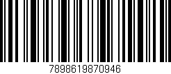 Código de barras (EAN, GTIN, SKU, ISBN): '7898619870946'