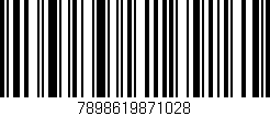 Código de barras (EAN, GTIN, SKU, ISBN): '7898619871028'