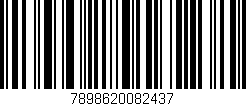 Código de barras (EAN, GTIN, SKU, ISBN): '7898620082437'