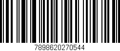 Código de barras (EAN, GTIN, SKU, ISBN): '7898620270544'