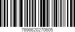 Código de barras (EAN, GTIN, SKU, ISBN): '7898620270605'