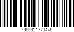 Código de barras (EAN, GTIN, SKU, ISBN): '7898621770449'