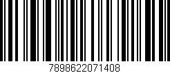 Código de barras (EAN, GTIN, SKU, ISBN): '7898622071408'