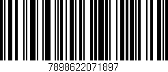 Código de barras (EAN, GTIN, SKU, ISBN): '7898622071897'