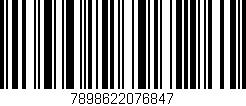 Código de barras (EAN, GTIN, SKU, ISBN): '7898622076847'
