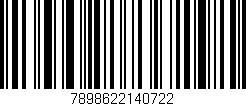 Código de barras (EAN, GTIN, SKU, ISBN): '7898622140722'
