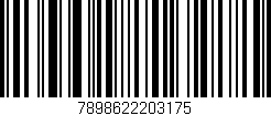 Código de barras (EAN, GTIN, SKU, ISBN): '7898622203175'