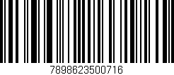 Código de barras (EAN, GTIN, SKU, ISBN): '7898623500716'