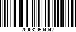 Código de barras (EAN, GTIN, SKU, ISBN): '7898623504042'