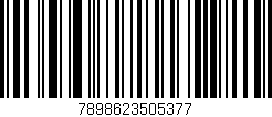 Código de barras (EAN, GTIN, SKU, ISBN): '7898623505377'