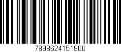 Código de barras (EAN, GTIN, SKU, ISBN): '7898624151900'