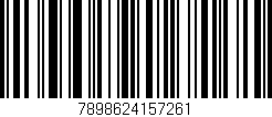 Código de barras (EAN, GTIN, SKU, ISBN): '7898624157261'