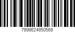 Código de barras (EAN, GTIN, SKU, ISBN): '7898624850568'