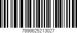 Código de barras (EAN, GTIN, SKU, ISBN): '7898625213027'
