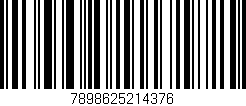 Código de barras (EAN, GTIN, SKU, ISBN): '7898625214376'
