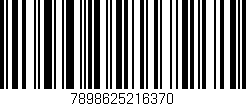 Código de barras (EAN, GTIN, SKU, ISBN): '7898625216370'