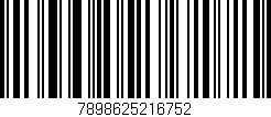 Código de barras (EAN, GTIN, SKU, ISBN): '7898625216752'