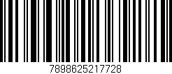 Código de barras (EAN, GTIN, SKU, ISBN): '7898625217728'