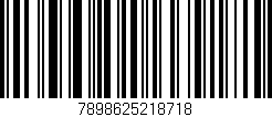 Código de barras (EAN, GTIN, SKU, ISBN): '7898625218718'