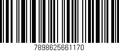 Código de barras (EAN, GTIN, SKU, ISBN): '7898625661170'
