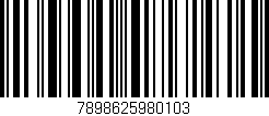 Código de barras (EAN, GTIN, SKU, ISBN): '7898625980103'