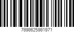 Código de barras (EAN, GTIN, SKU, ISBN): '7898625981971'