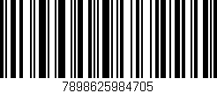 Código de barras (EAN, GTIN, SKU, ISBN): '7898625984705'