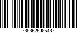 Código de barras (EAN, GTIN, SKU, ISBN): '7898625985467'