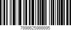Código de barras (EAN, GTIN, SKU, ISBN): '7898625988895'
