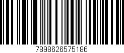 Código de barras (EAN, GTIN, SKU, ISBN): '7898626575186'